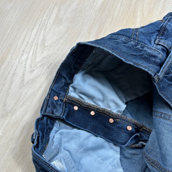 Old Navy High Rise Slouchy Straight Distressed Casual Denim Jeans Plus Size 18 - Picture 15 of 15